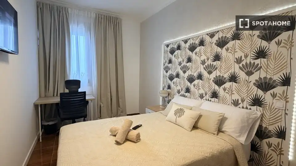 Habitación de Piso para compartir en Las Palmas de Gran Canaria con Aire acondicionado, Terraza y Amueblado