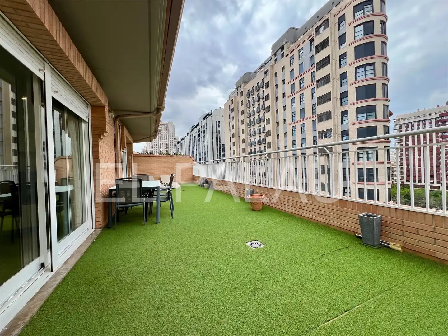 Terraza de Ático de alquiler en Valencia con Aire acondicionado, Terraza y Amueblado