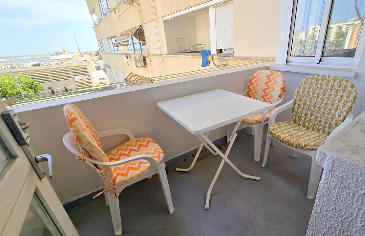 Terrassa de Apartament de lloguer en Gandia amb Terrassa i Moblat