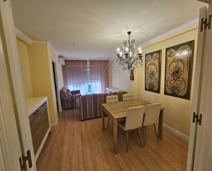 Dining room of Flat to rent in  Huelva Capital  with Air Conditioner, Furnished and Balcony