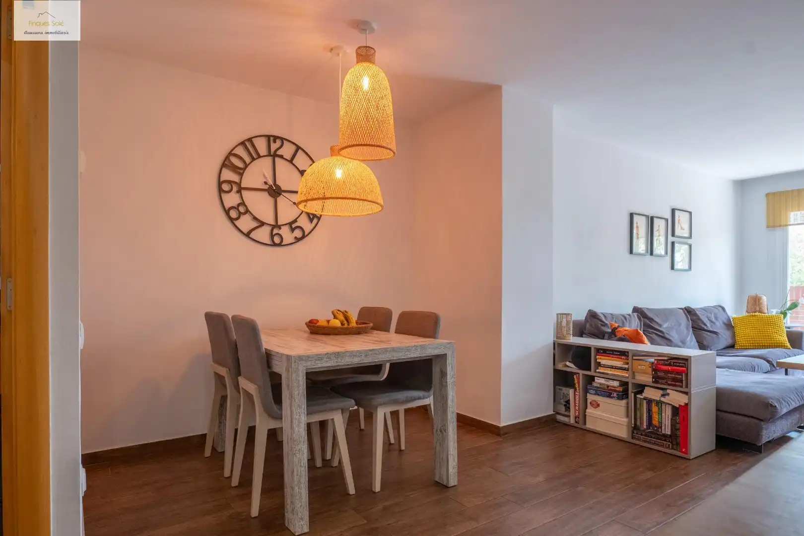 Esszimmer von Wohnung zum Verkauf in Badalona mit Klimaanlage, Heizung und Terrasse