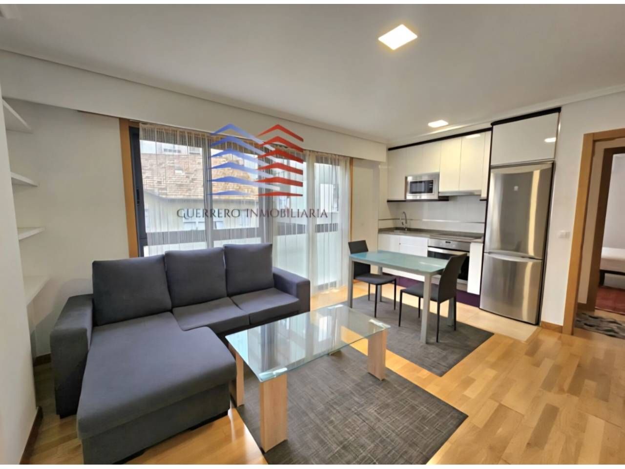 Living room of Apartment to rent in Ourense Capital   with Heating, Parquet flooring and Storage room