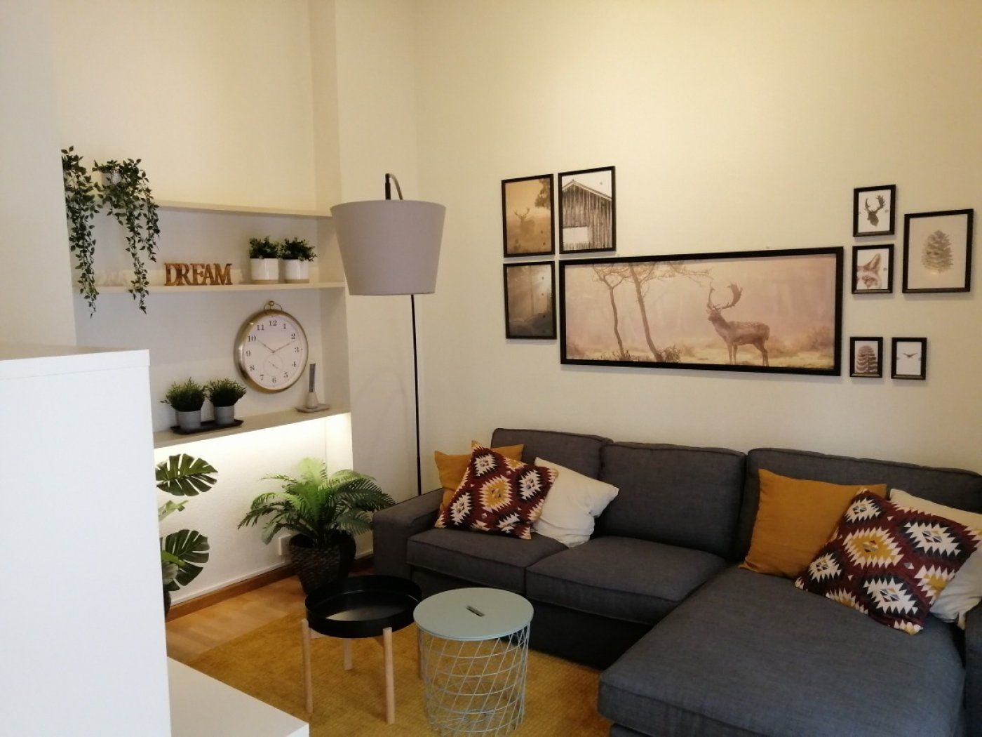 Sala de estar de Ático de alquiler en Cartagena con Aire acondicionado, Parquet y Terraza