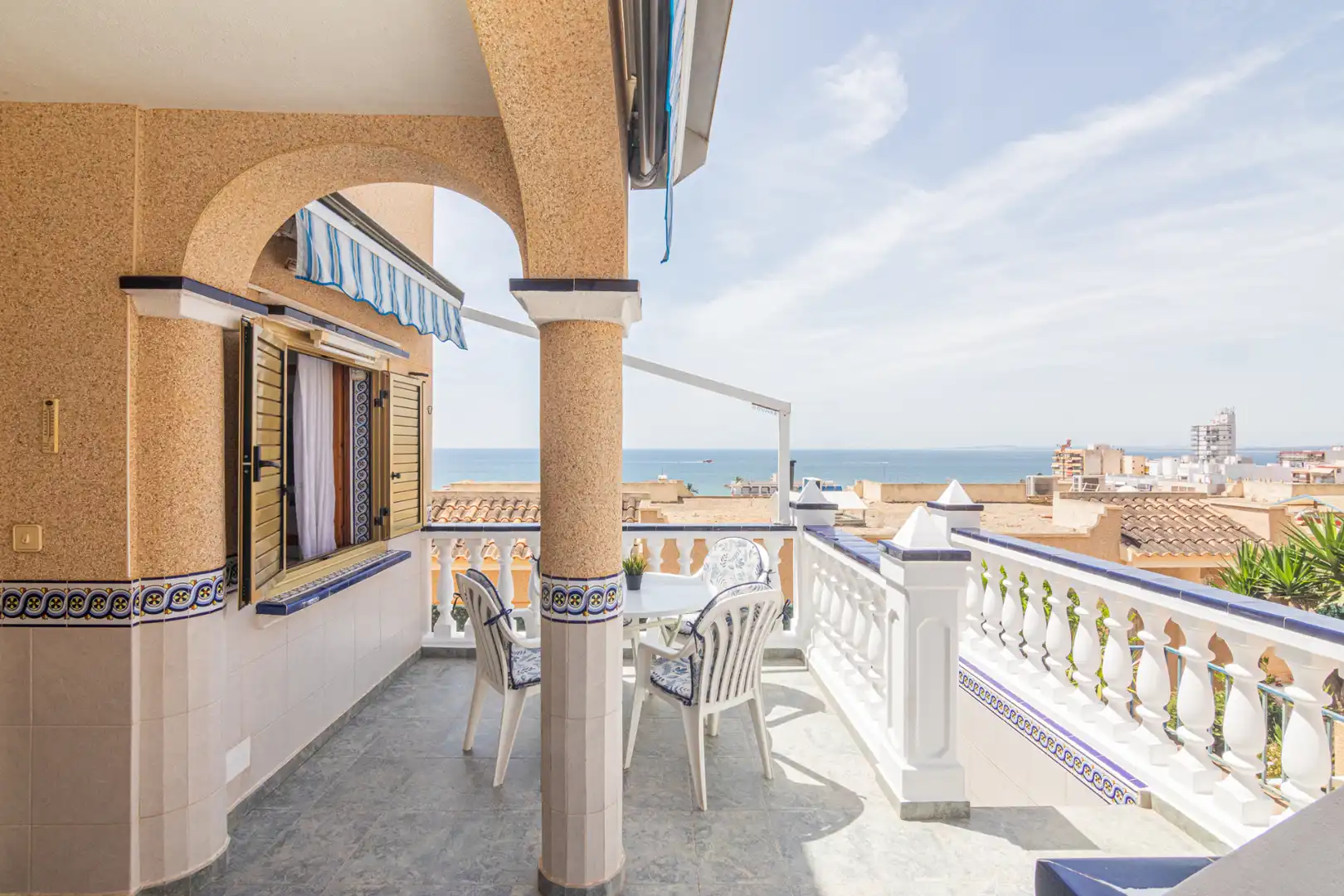 Terraza de Casa adosada en venta en Santa Pola con Aire acondicionado, Terraza y Amueblado