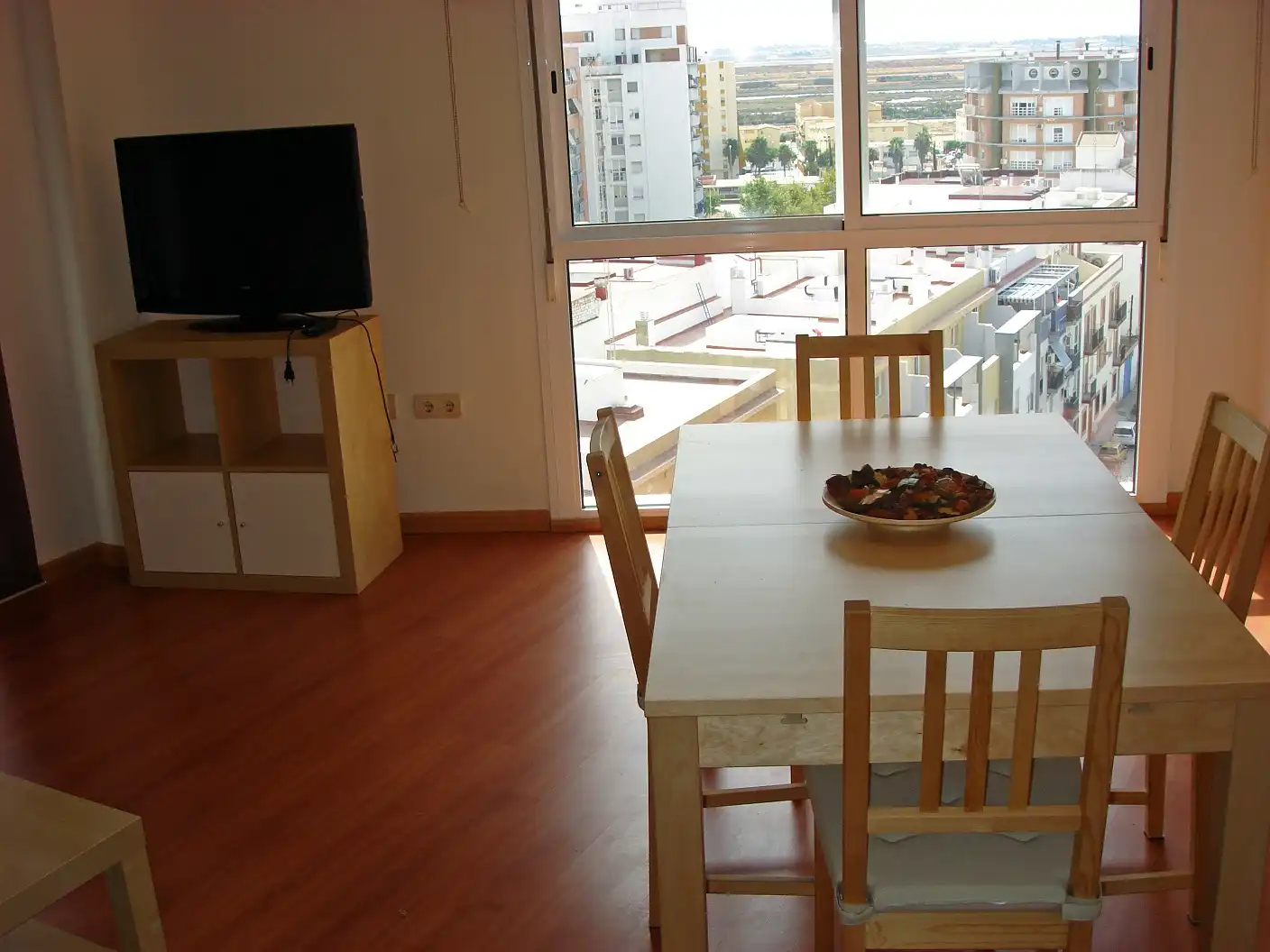 Dining room of Flat for sale in Huelva  with Air Conditioner, Heating and Parquet flooring