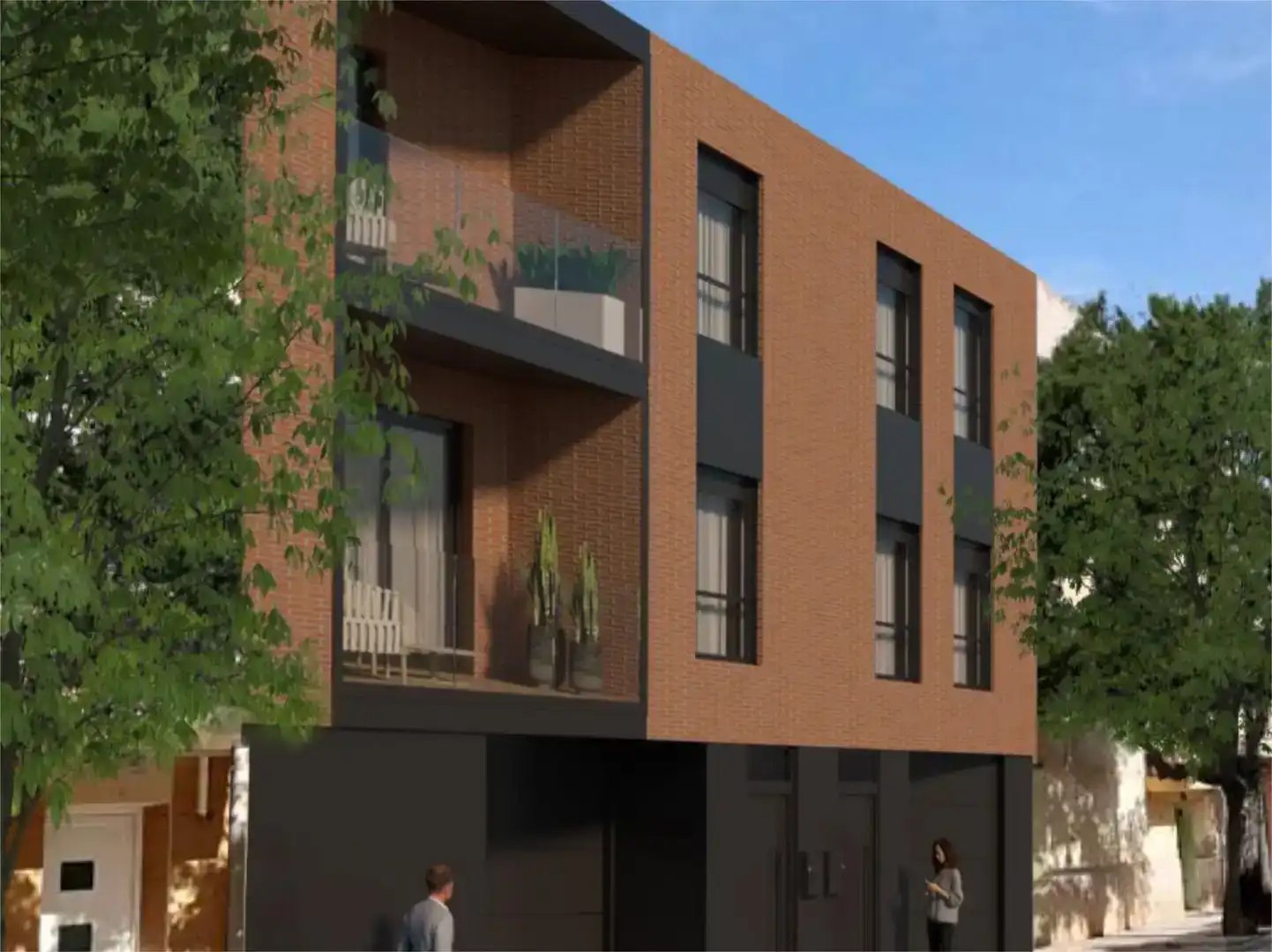 Vista exterior de Casa adosada en venta en Juneda con Parquet y Balcón