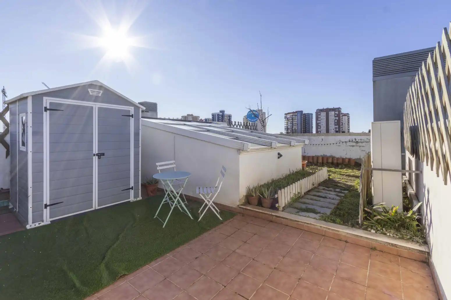 Terrace of Houses for sale in La Pobla de Farnals  with Air Conditioner, Heating and Private garden
