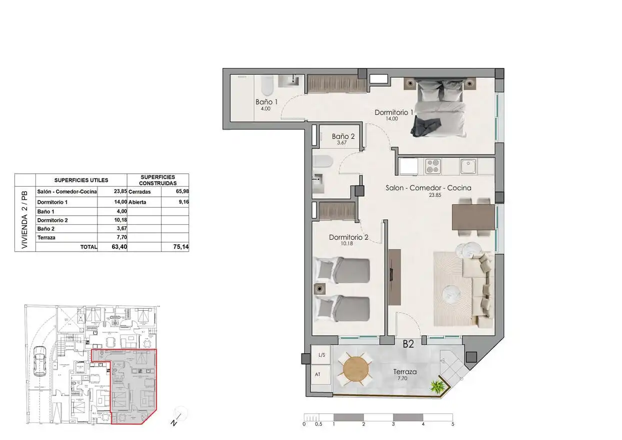 Apartament amb terrassa en venda a Santa Pola ciudad, imagen 8