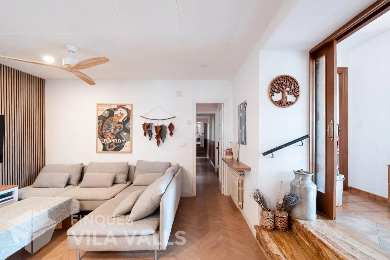 Living room of Flat for sale in Lliçà d'Amunt  with Air Conditioner, Heating and Private garden