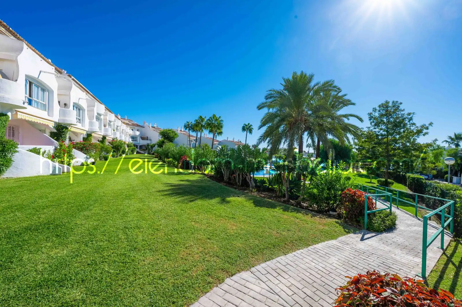 Außenansicht von Maisonette zum Verkauf in Mijas mit Klimaanlage, Terrasse und Möbliert