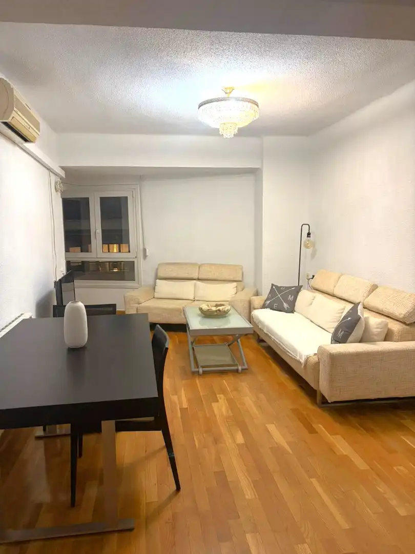 Sala de estar de Piso de alquiler en Murcia con Aire acondicionado, Calefacción y Parquet