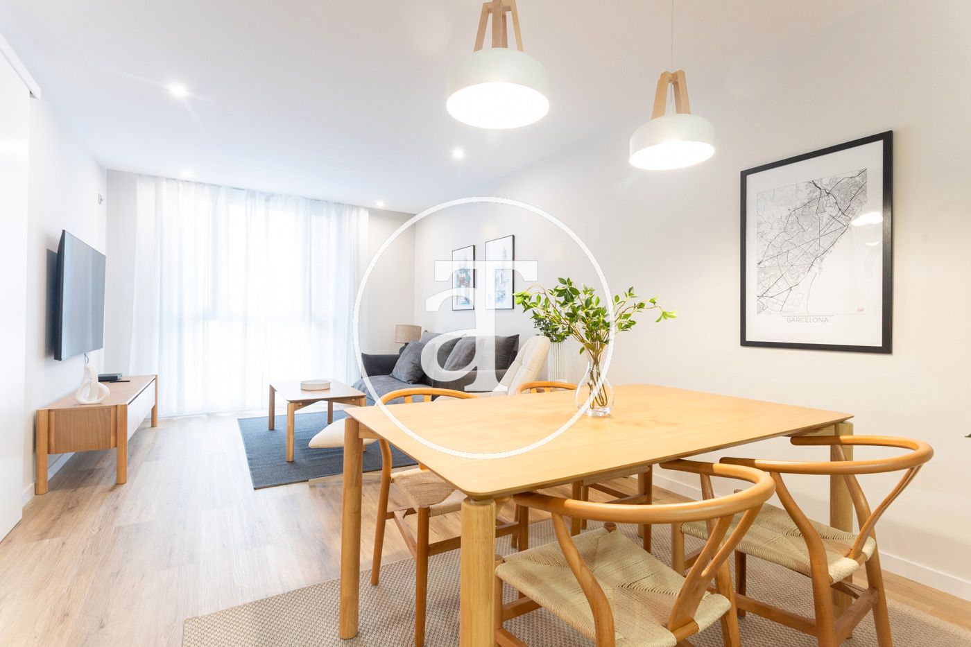 Exterior view of Flat to rent in  Barcelona Capital  with Air Conditioner, Heating and Furnished