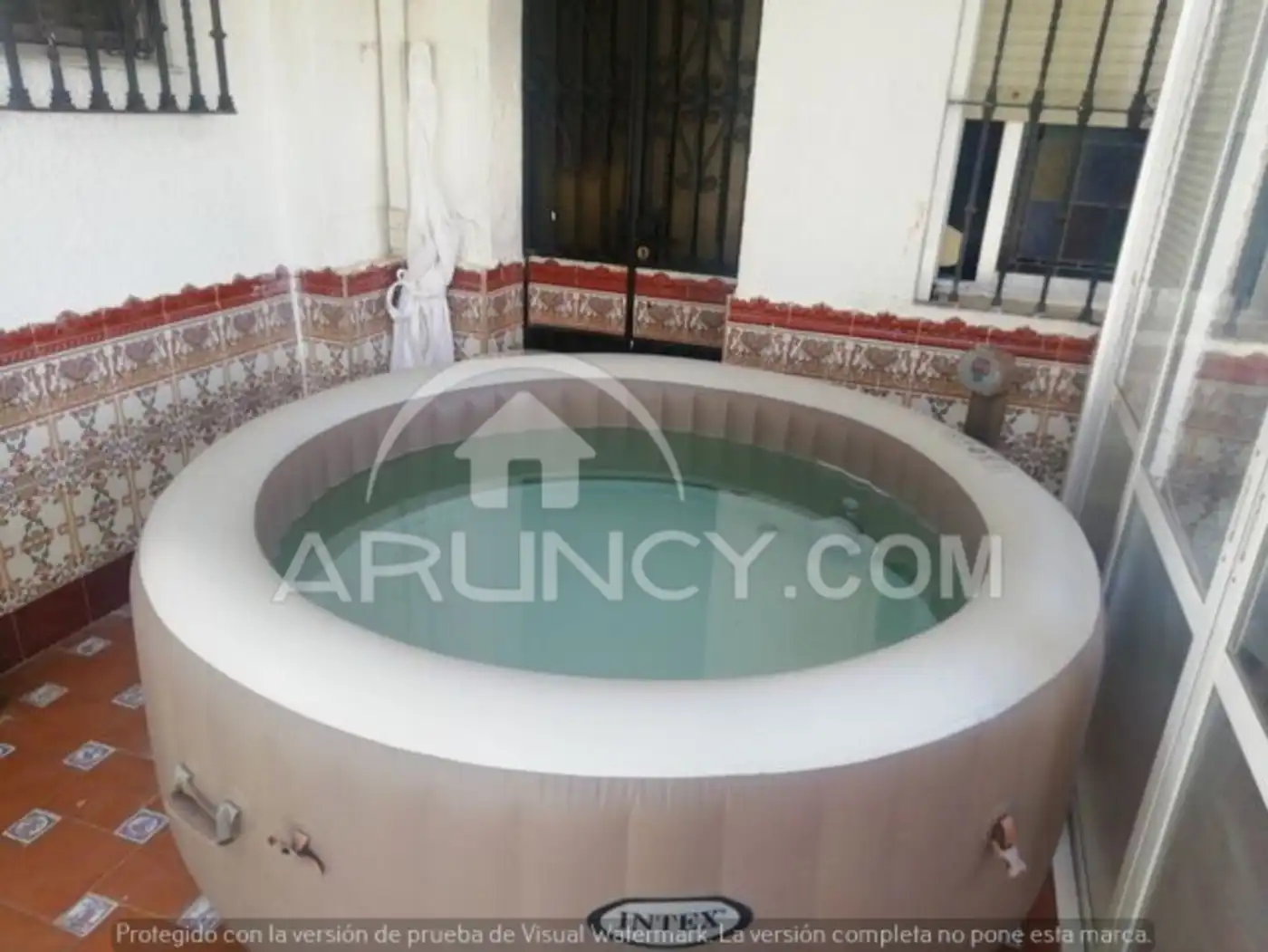 Swimming pool of Houses for rent in Alcalá de Guadaira  with Air Conditioner, Private garden and Swimming Pool