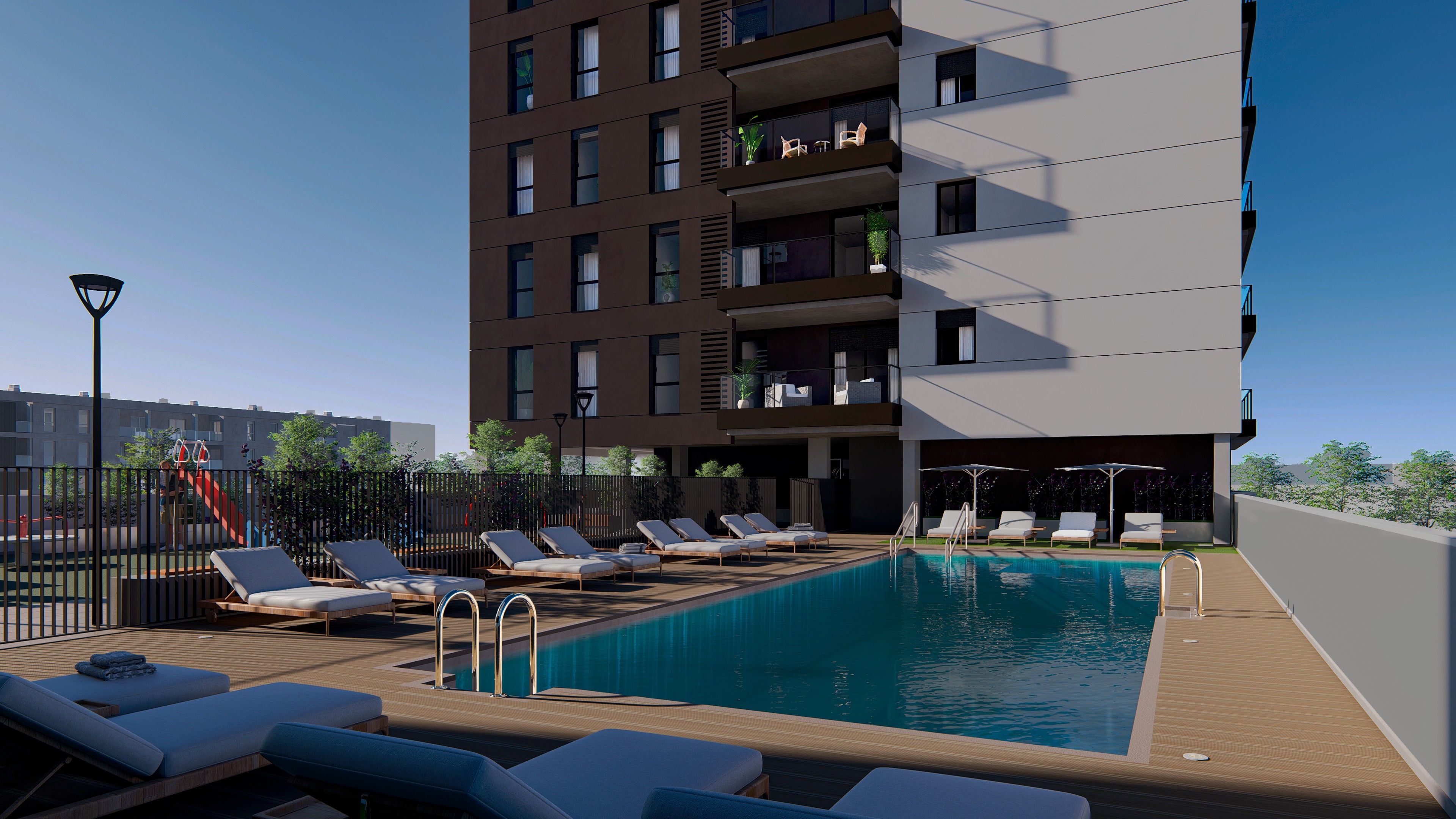 Piscina de Piso en venta en  Sevilla Capital con Aire acondicionado, Terraza y Horno