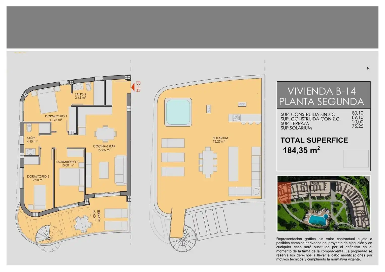 Appartement compact avec terrasse à vendre à Las Lomas de Rame - Bahía Bella, imagen 49