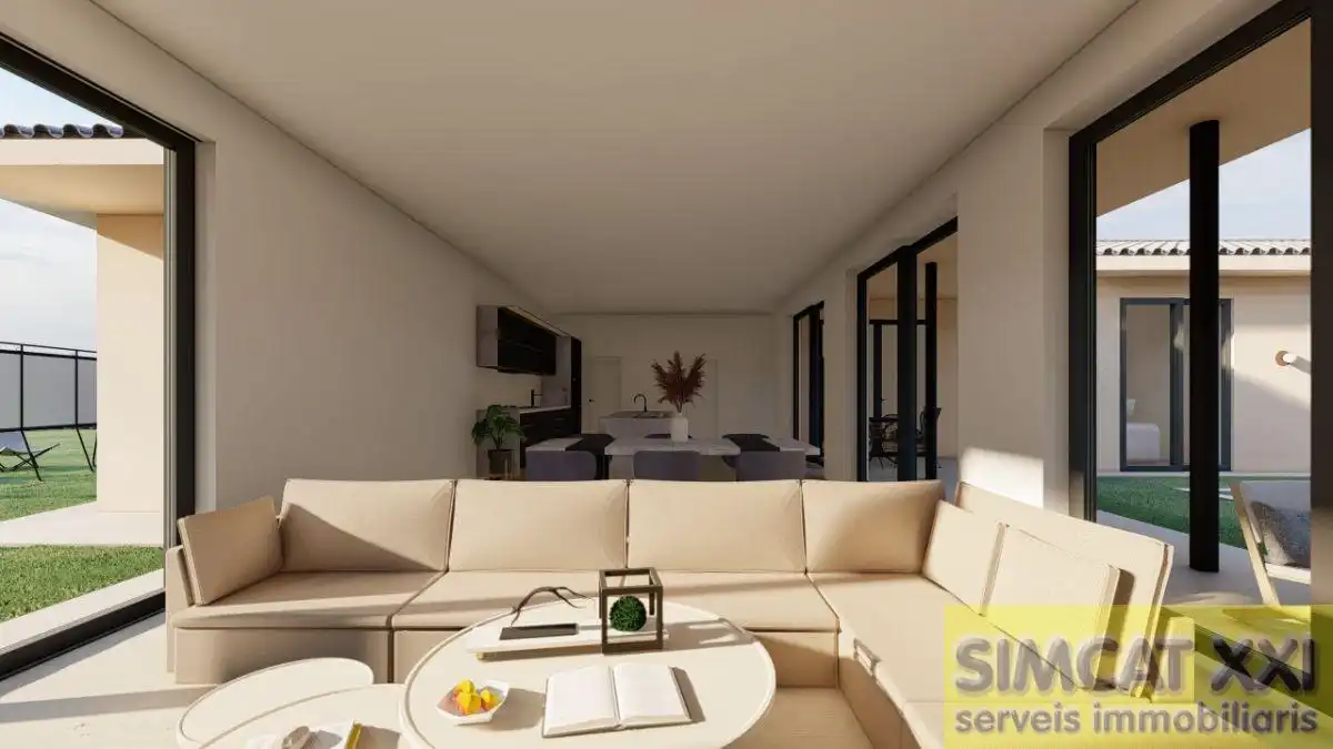 Sala d'estar de Casa o xalet en venda en Navata amb Aire condicionat, Calefacció i Terrassa