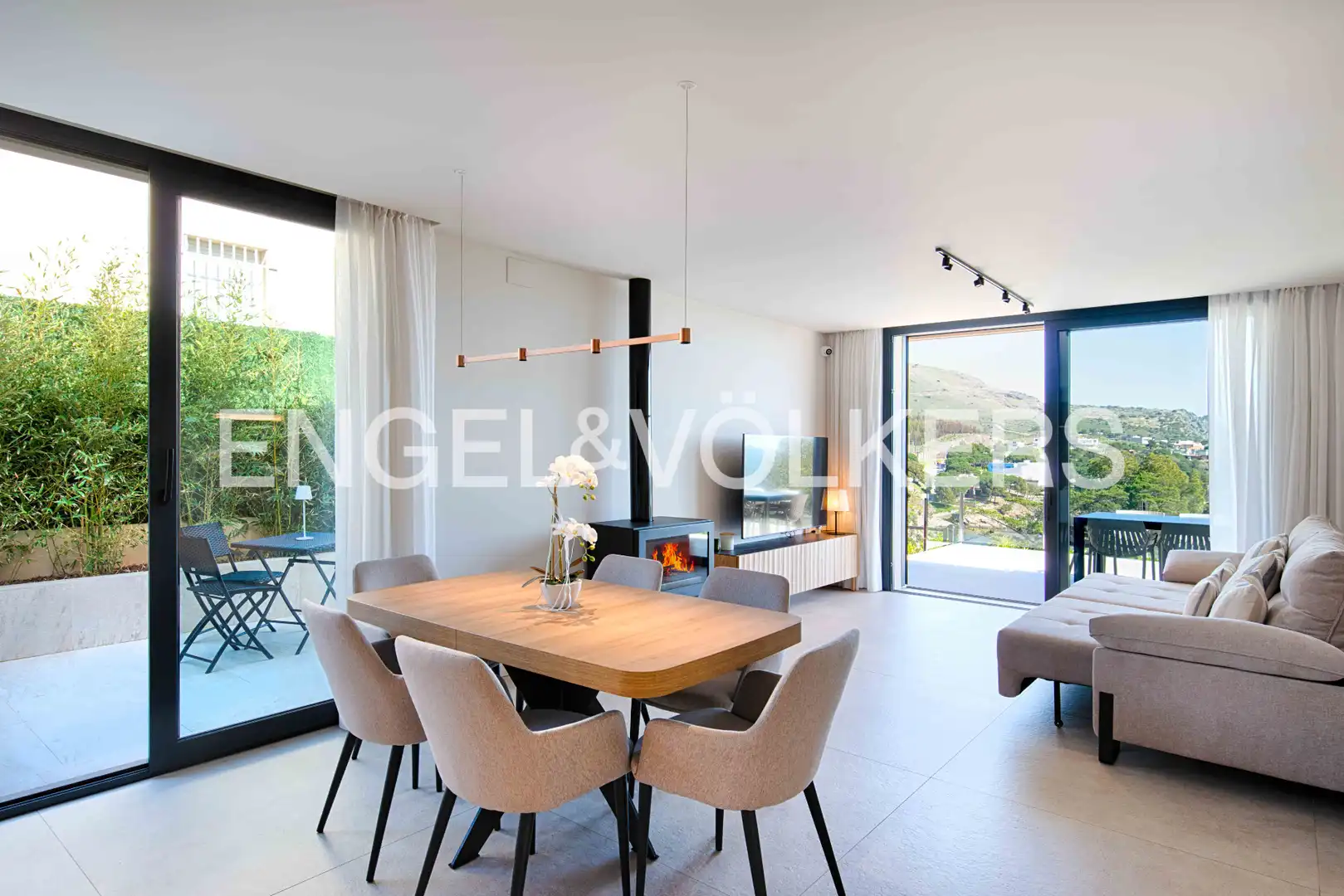 Dining room of Houses for sale in Colera  with Air Conditioner, Heating and Private garden