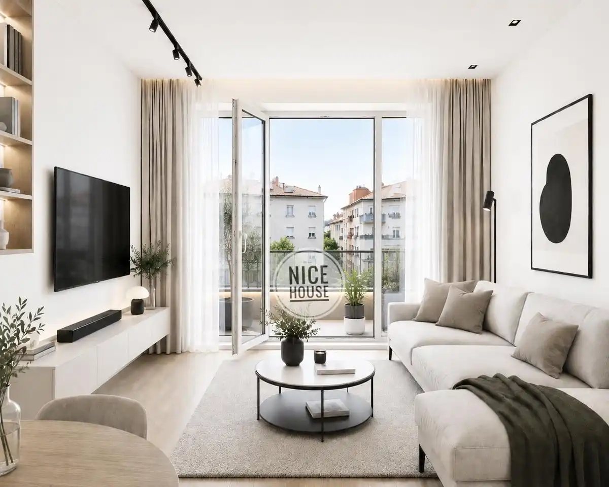 Living room of Flat for sale in Leganés  with Air Conditioner and Balcony