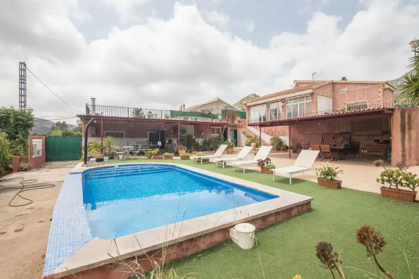 Piscina de Casa o xalet en venda en Tibi amb Aire condicionat, Piscina i Moblat
