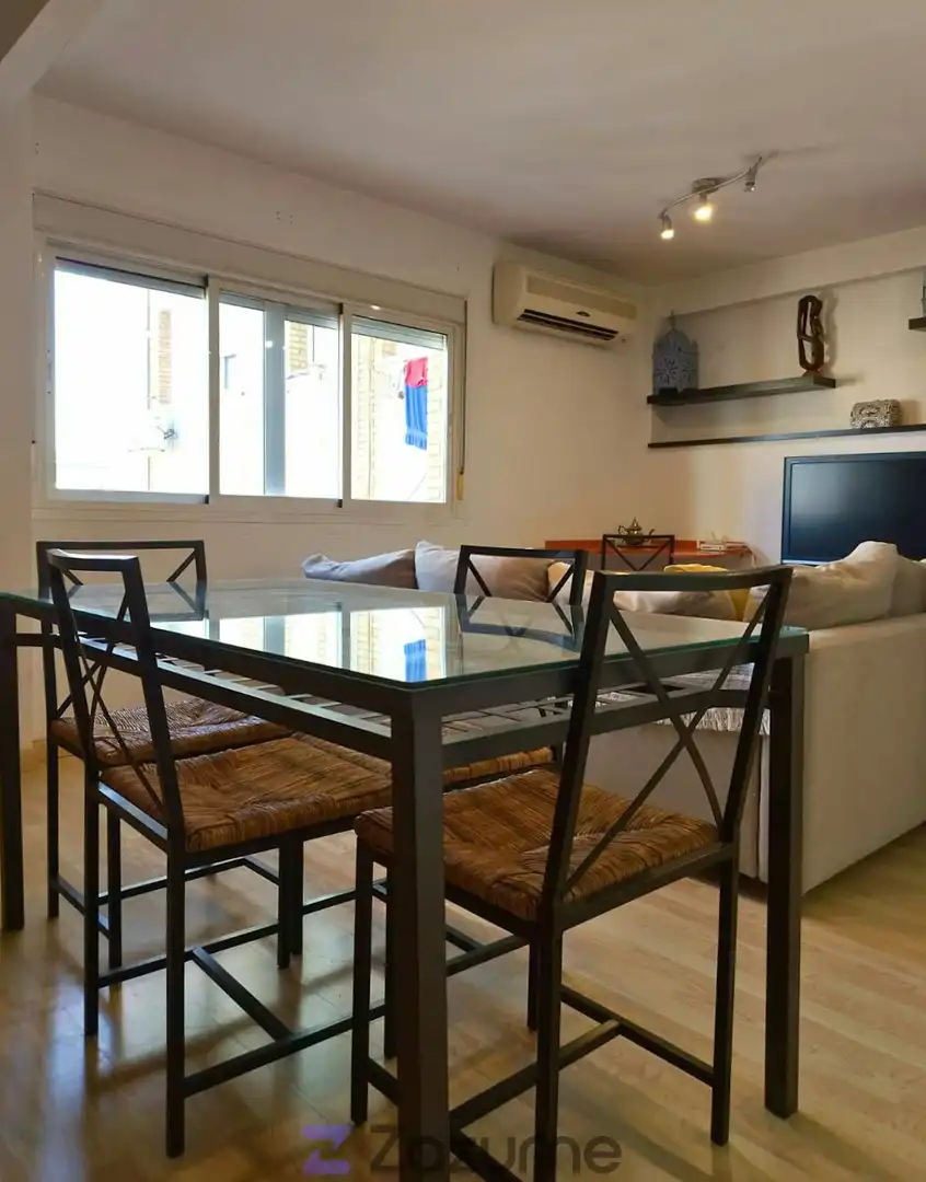 Esszimmer von Wohnung zur Miete in Sevilla mit Klimaanlage, Heizung und Möbliert
