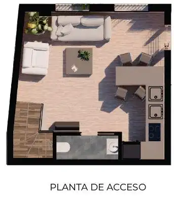 Dormitori de Dúplex en venda en El Puerto de Santa María amb Calefacció