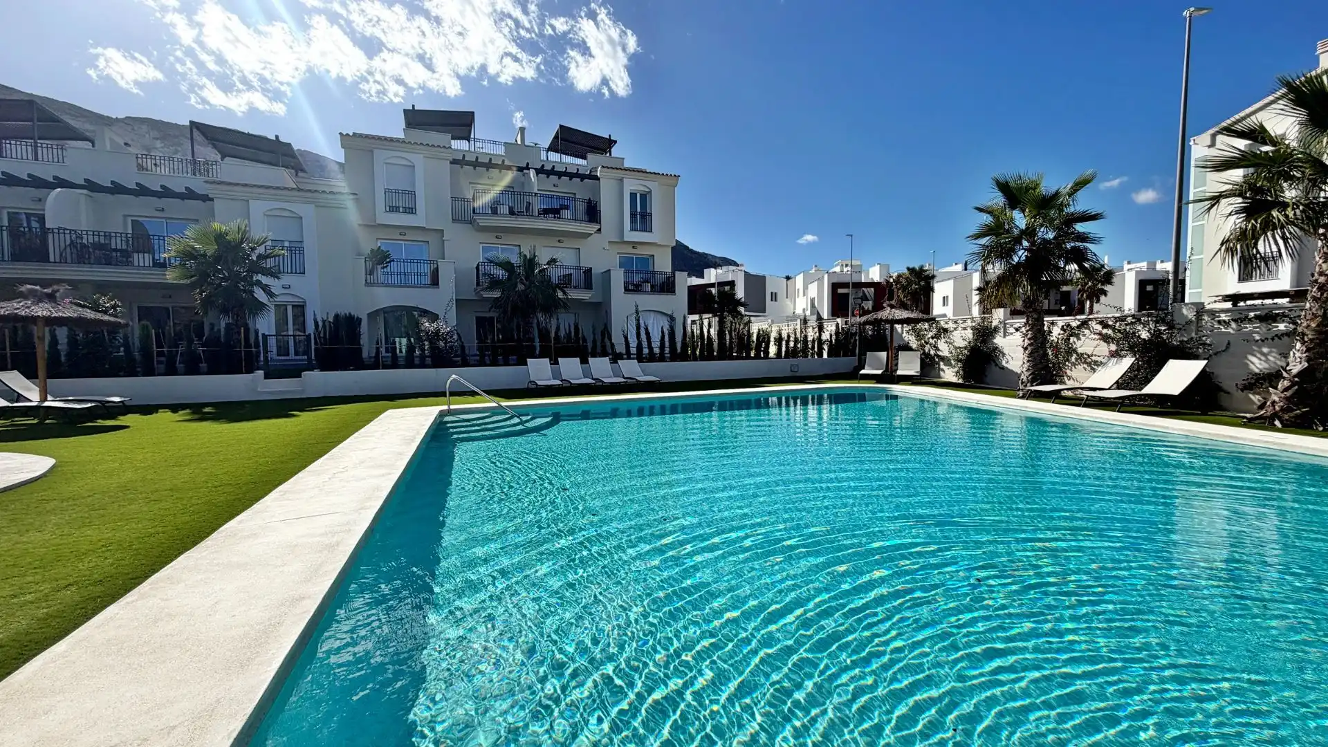 Swimming pool of Attic for sale in El Montgó