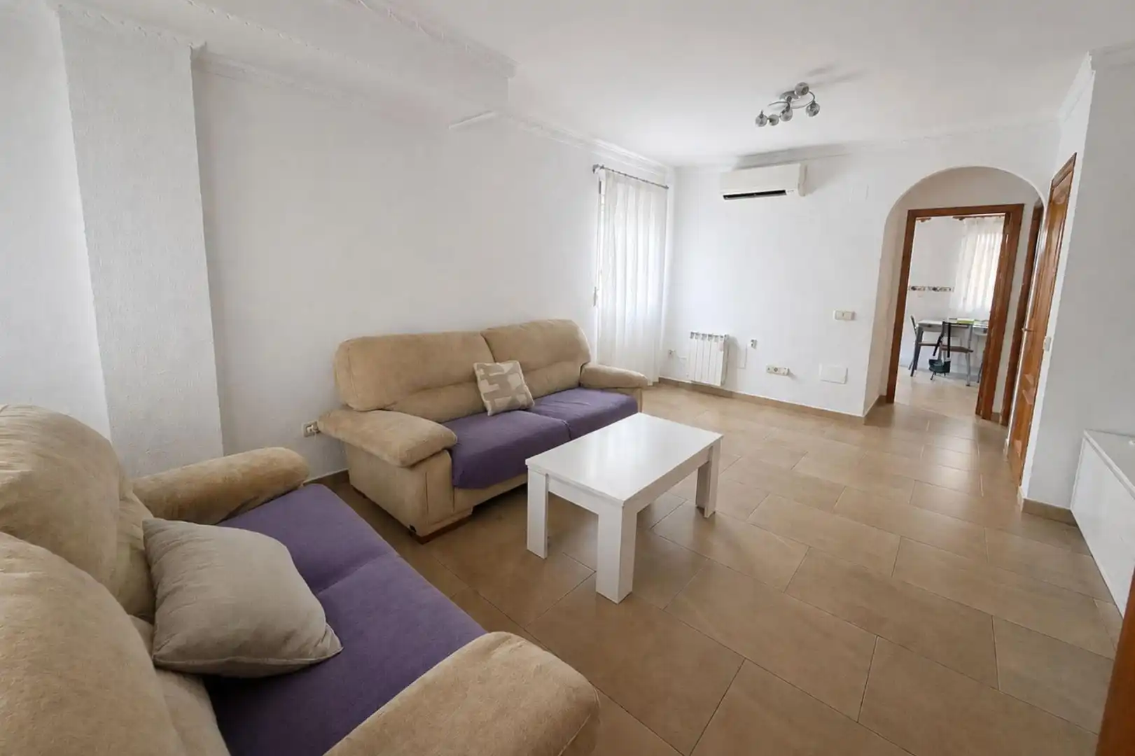 Sala d'estar de Dúplex de lloguer en Murcia amb Aire condicionat, Calefacció i Terrassa