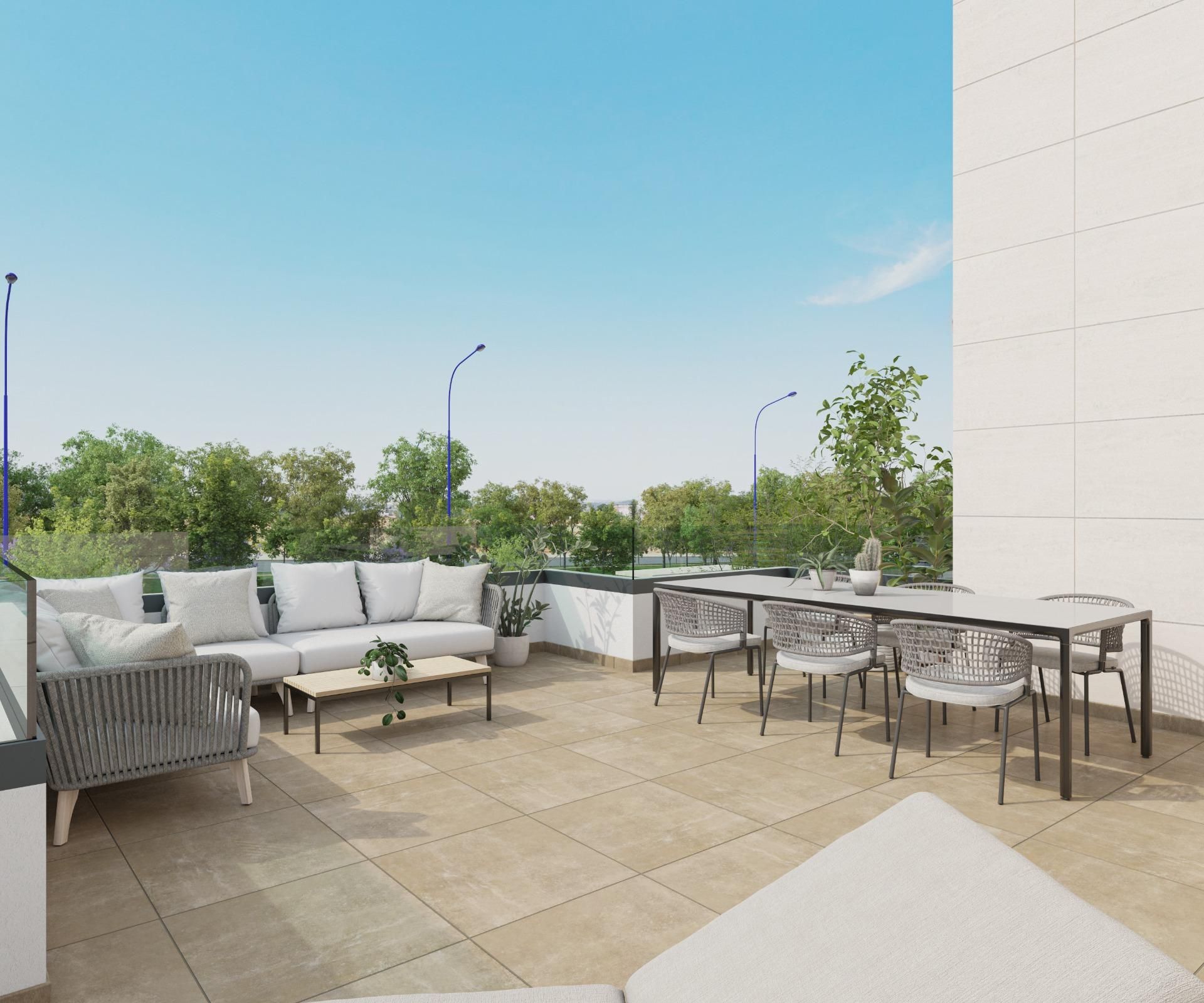 Terrassa de Apartament en venda en Badajoz Capital amb Aire condicionat, Calefacció i Jardí privat