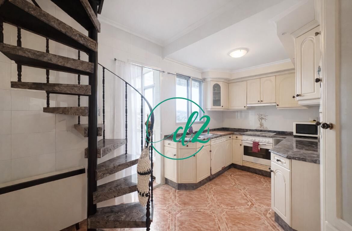 Kitchen of Flat for sale in Ourense Capital   with Heating, Storage room and Balcony