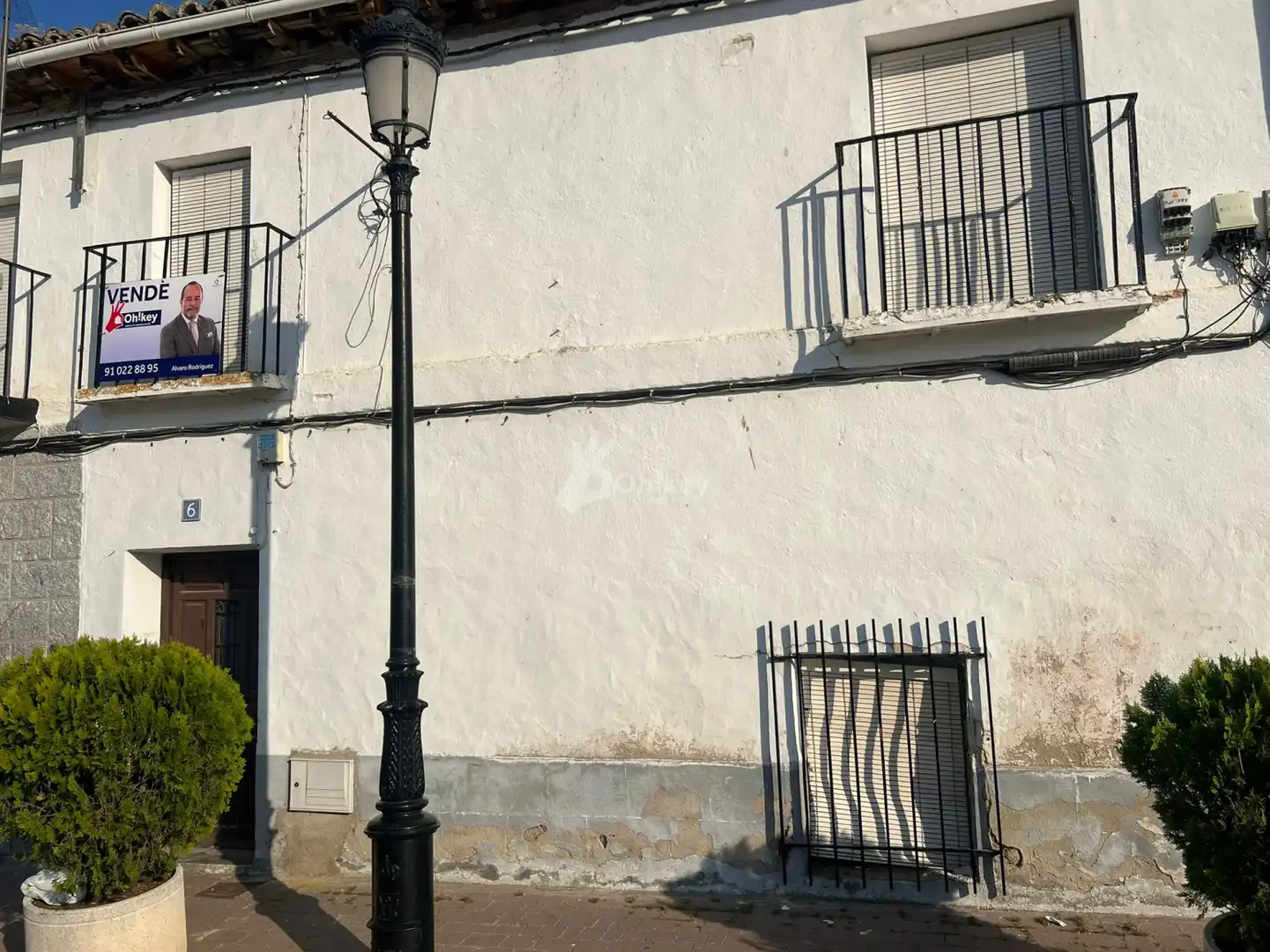 Vista exterior de Casa adosada en venta en Villamantilla con Balcón