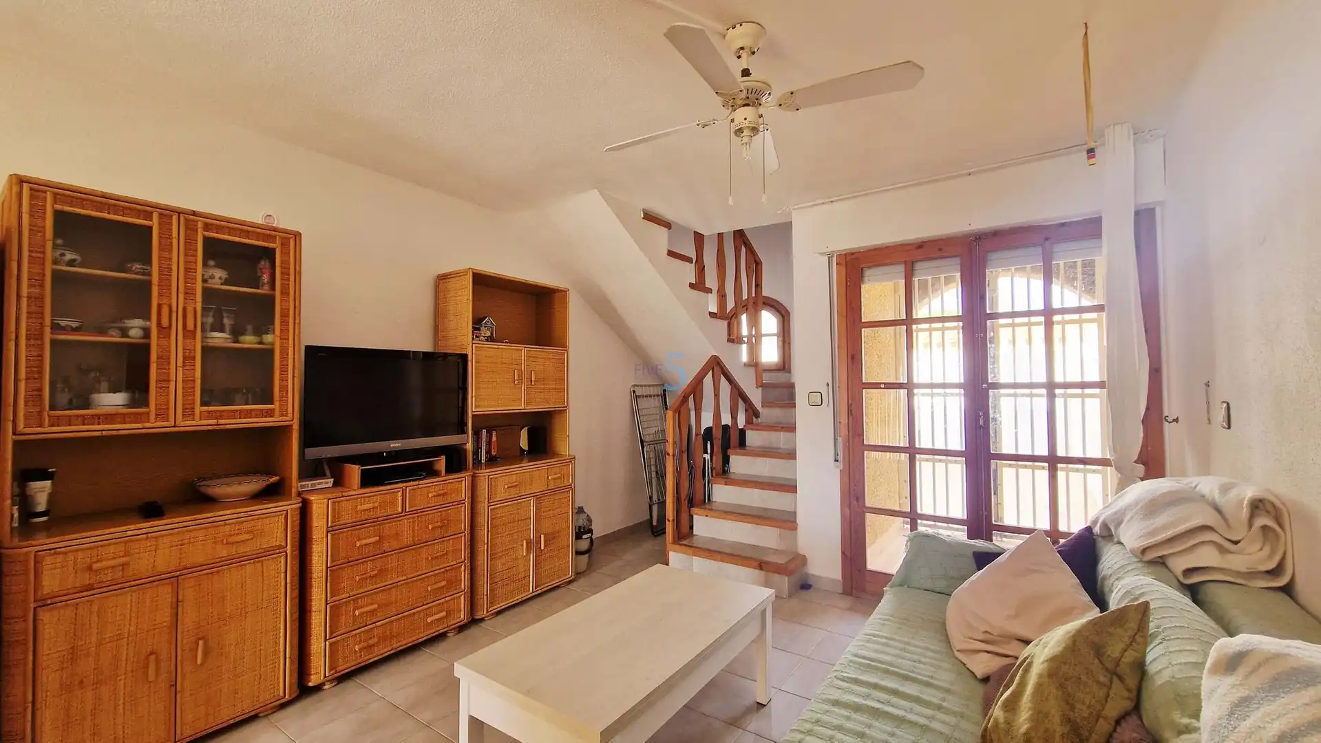 Sala de estar de Casa adosada en venta en Cartagena con Aire acondicionado, Calefacción y Terraza
