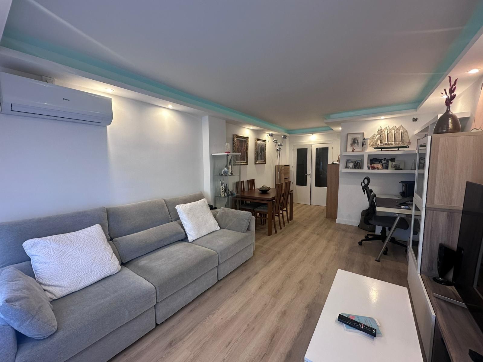Living room of Flat for sale in Málaga Capital  with Air Conditioner