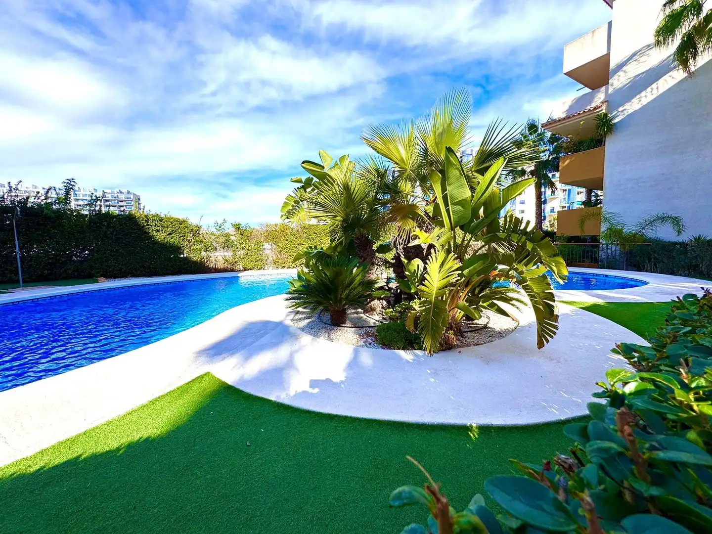 Piscina de Apartament en venda en Torrevieja amb Aire condicionat, Calefacció i Jardí privat