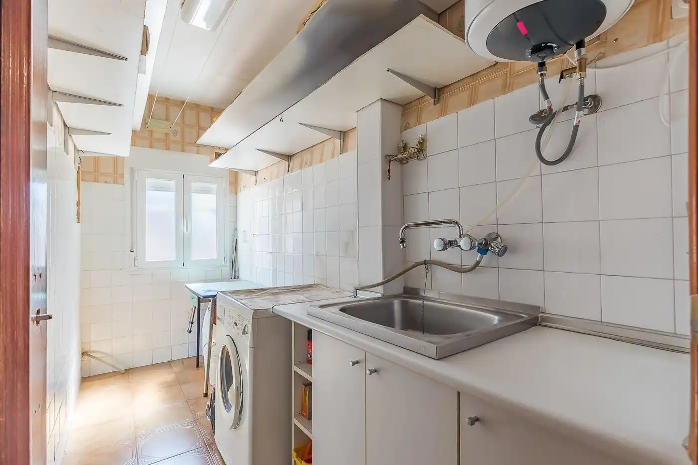 Kitchen of Flat for sale in Madrid  with Air Conditioner