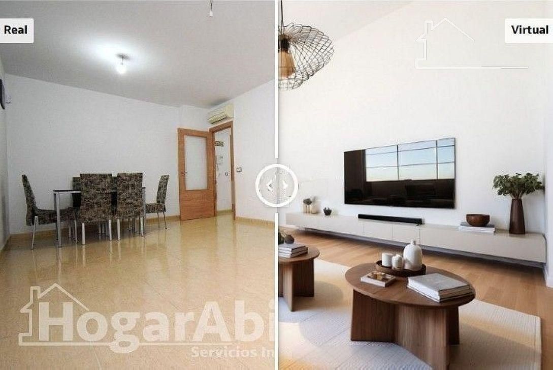 Living room of Flat for sale in Paterna  with Air Conditioner, Terrace and Storage room