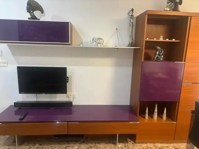 Sala de estar de Piso de alquiler en Elche / Elx con Aire acondicionado, Amueblado y Balcón