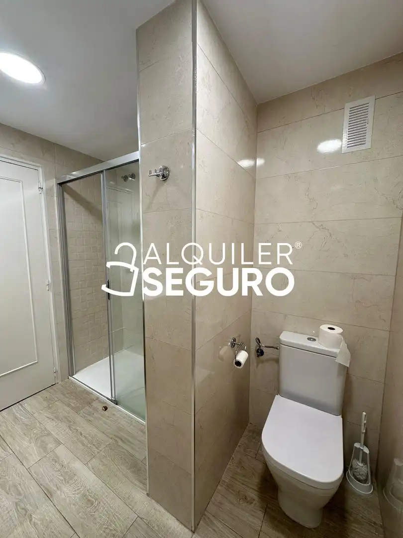 Baño de Piso de alquiler en Madrid con Calefacción y Terraza