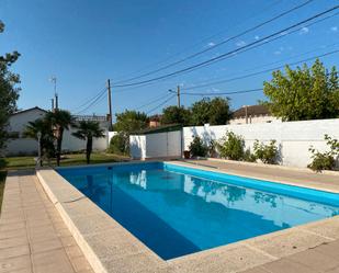 Swimming pool of House or chalet for sale in Gallur  with Air Conditioner, Heating and Private garden