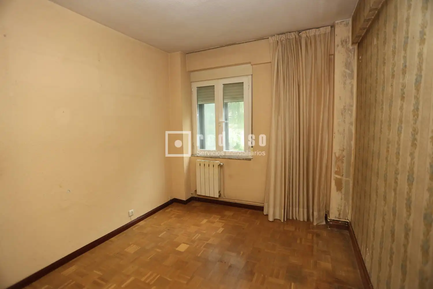 Bedroom of Flat for sale in Madrid  with Heating, Parquet flooring and Terrace