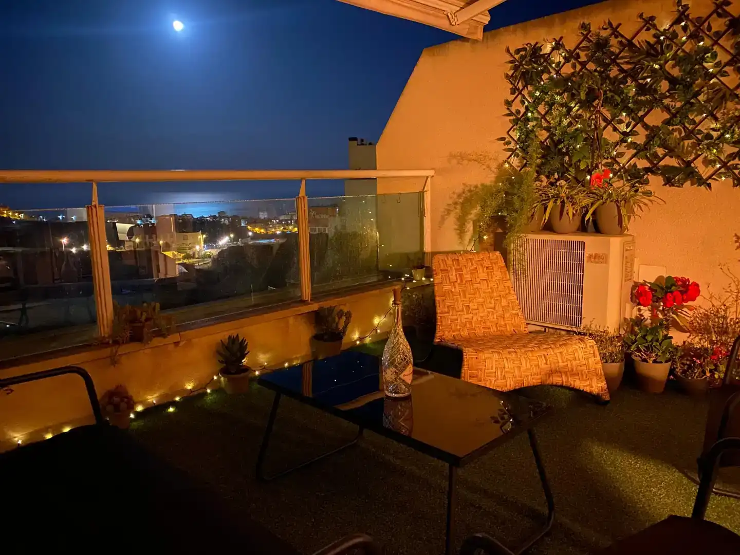 Terraza de Dúplex en venta en Roquetas de Mar