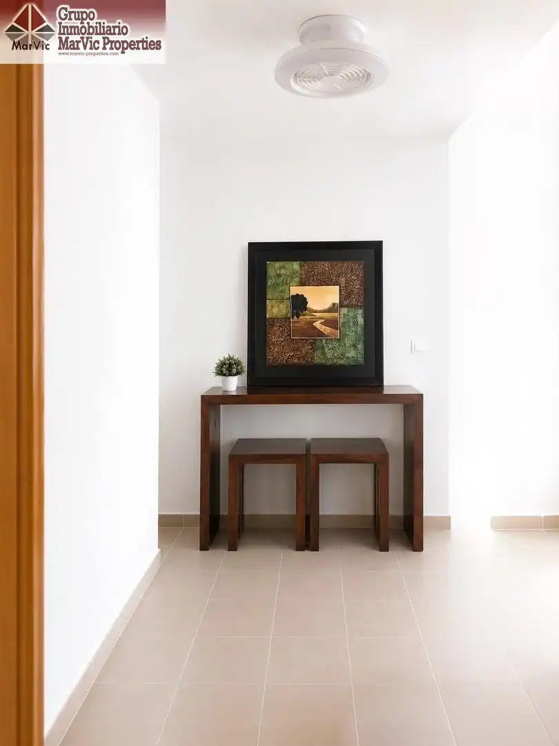 Sala de estar de Apartamento en venta en Villajoyosa / La Vila Joiosa con Aire acondicionado, Jardín privado y Amueblado