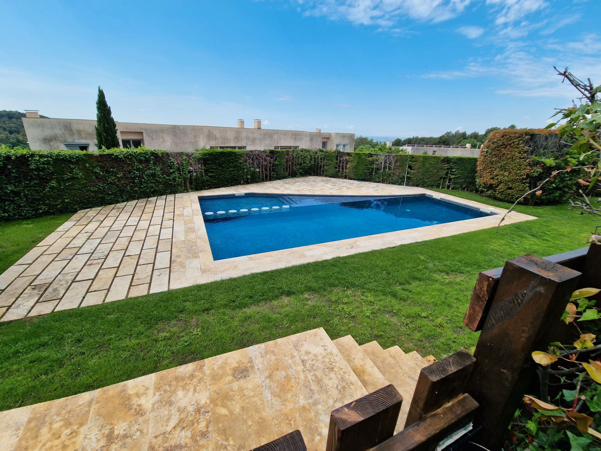 Piscina de Casa adosada en venda en Cànoves I Samalús amb Calefacció, Jardí privat i Traster