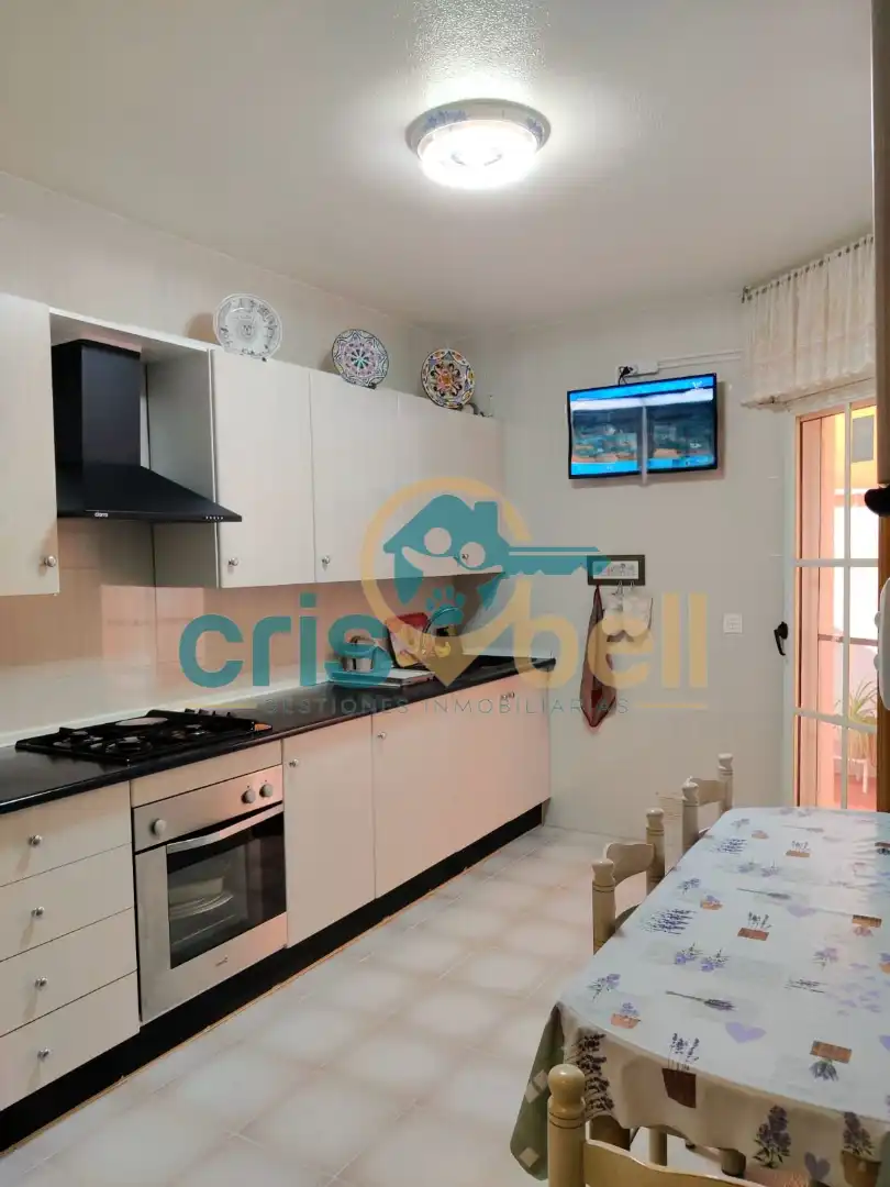 Kitchen of Flat for sale in Lorca  with Air Conditioner, Terrace and Furnished