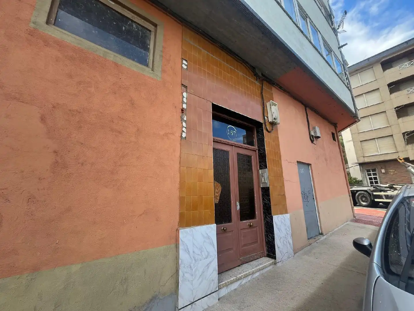 Vista exterior de Piso en venta en A Rúa 