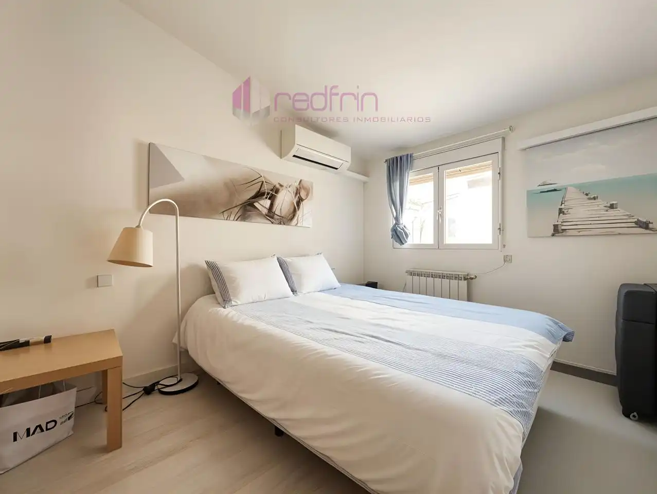 Bedroom of Flat for sale in Madrid  with Air Conditioner