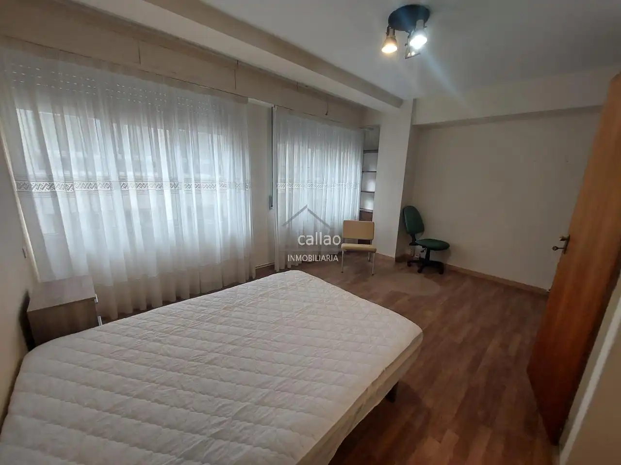 Bedroom of Flat for rent in Ferrol  with Heating, Furnished and Balcony