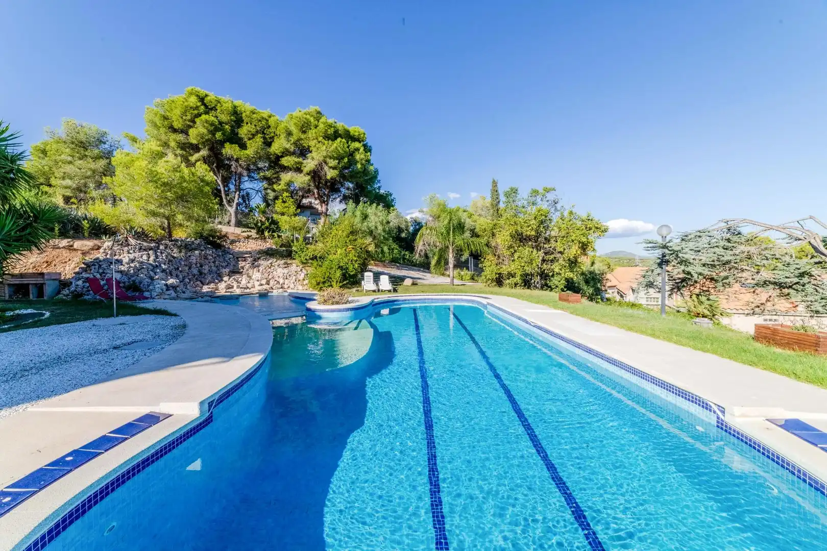 Piscina de Casa o chalet en venta en Cubelles con Aire acondicionado, Calefacción y Jardín privado