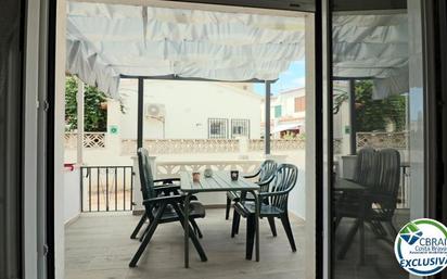Terrace of Single-family semi-detached for sale in Empuriabrava  with Terrace, Furnished and TV