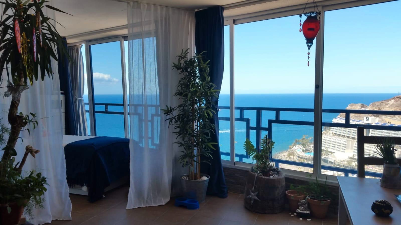 Bedroom of Apartment for sale in Mogán  with Furnished, Balcony and Community pool