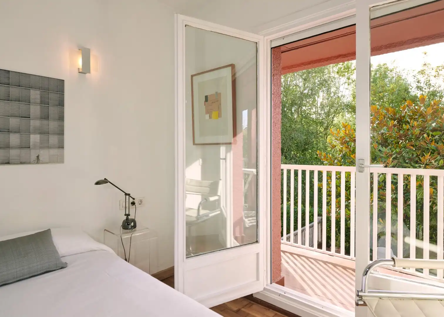 Schlafzimmer von Einfamilien-Reihenhaus zum Verkauf in Donostia - San Sebastián  mit Heizung, Privatgarten und Terrasse